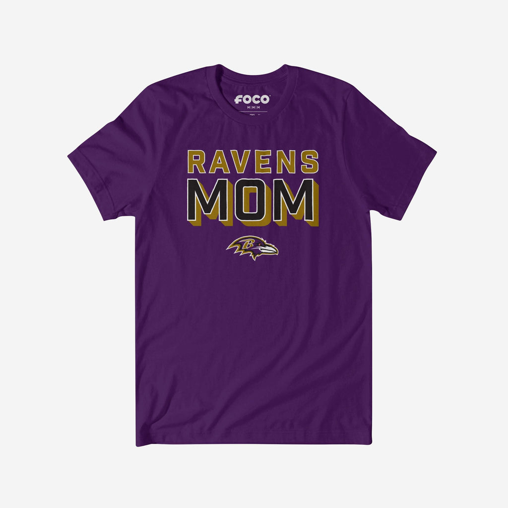 Baltimore Ravens Team Mom T-Shirt FOCO S - FOCO.com
