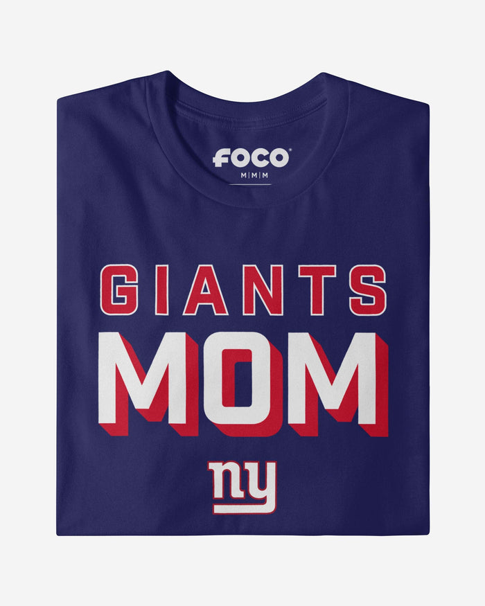 New York Giants Team Mom T-Shirt FOCO - FOCO.com