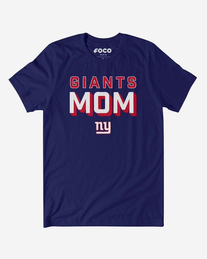 New York Giants Team Mom T-Shirt FOCO S - FOCO.com