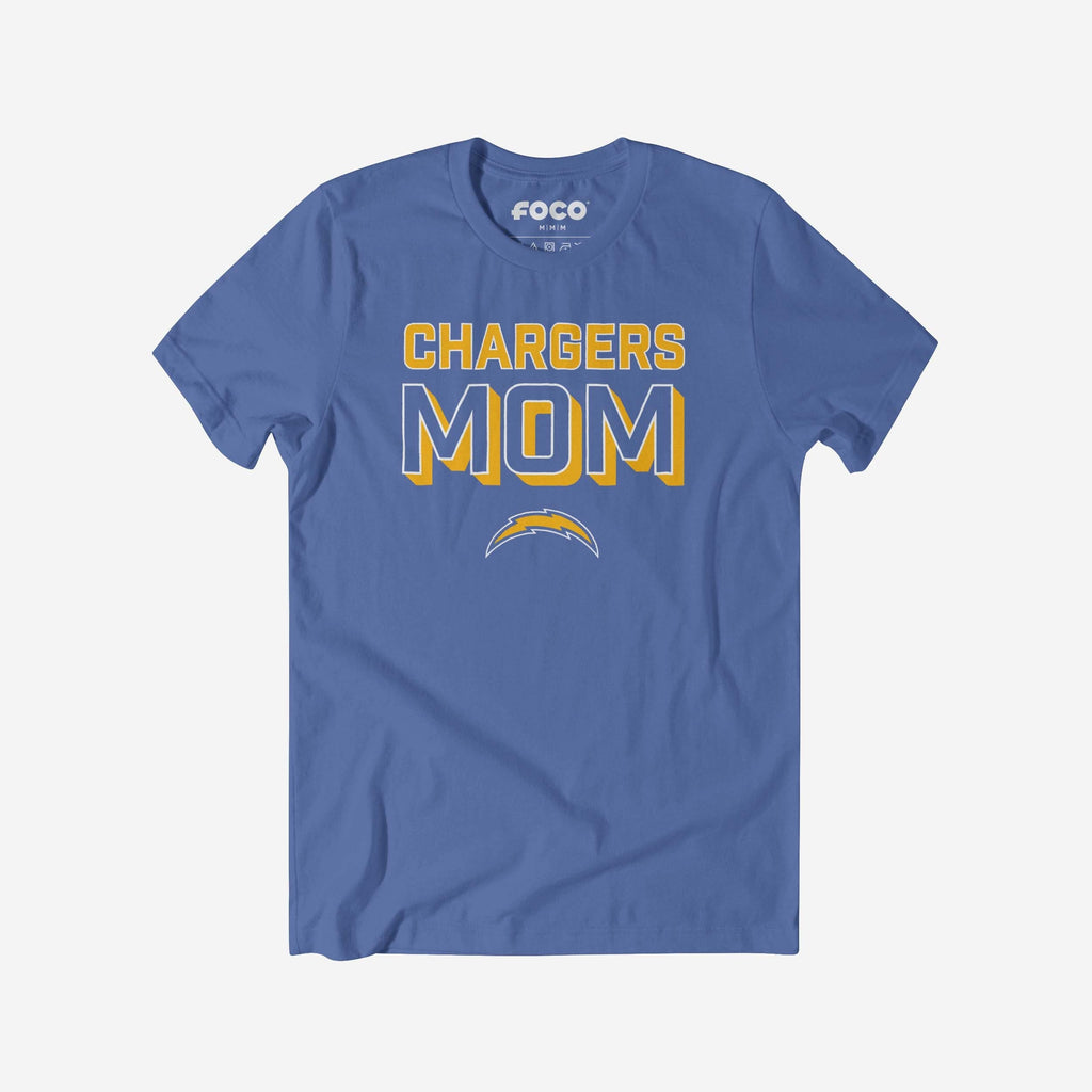 Los Angeles Chargers Team Mom T-Shirt FOCO S - FOCO.com