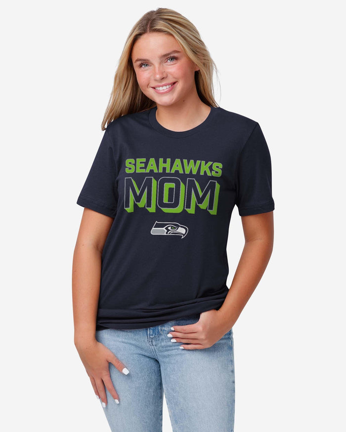 Seattle Seahawks Team Mom T-Shirt FOCO - FOCO.com