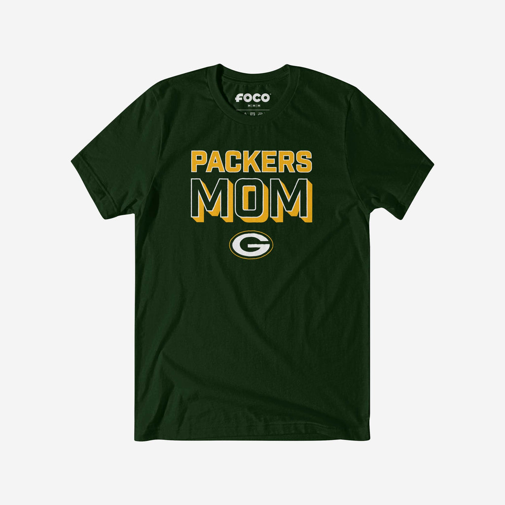 Green Bay Packers Team Mom T-Shirt FOCO S - FOCO.com