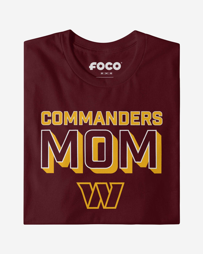 Washington Commanders Team Mom T-Shirt FOCO - FOCO.com
