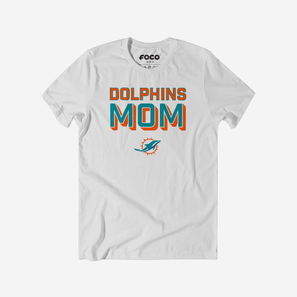 Miami Dolphins Team Mom T-Shirt FOCO S - FOCO.com