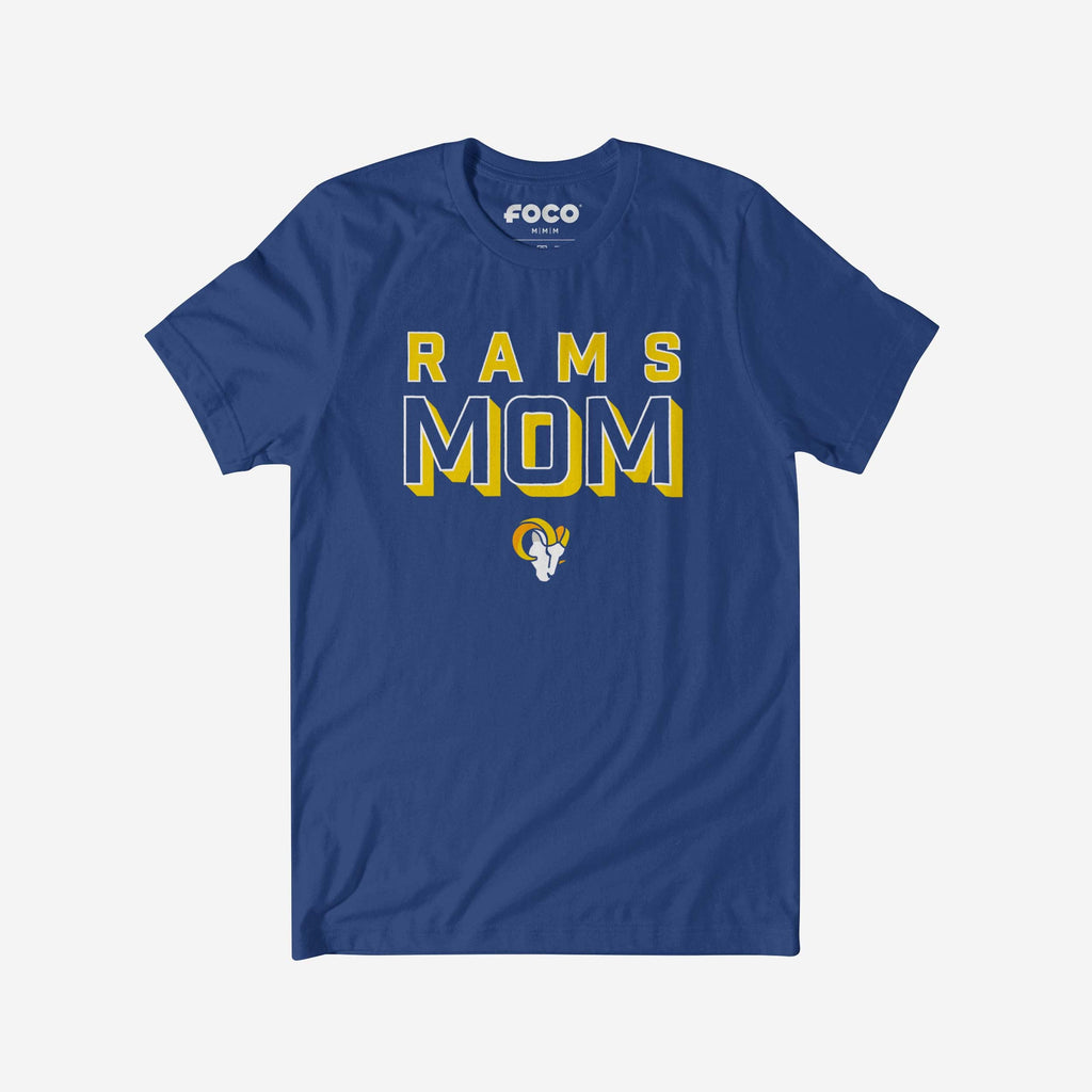 Los Angeles Rams Team Mom T-Shirt FOCO S - FOCO.com