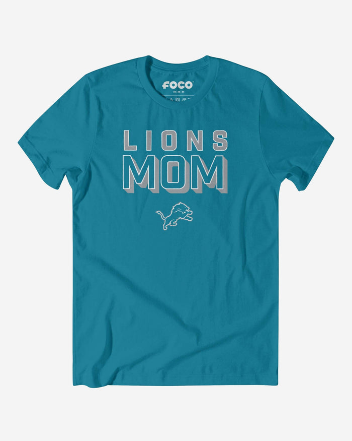 Detroit Lions Team Mom T-Shirt FOCO S - FOCO.com
