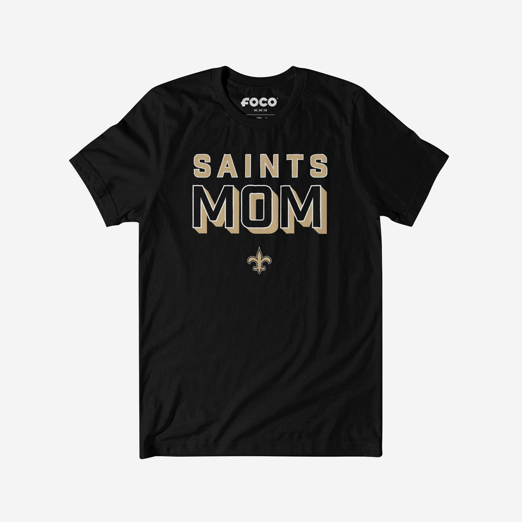New Orleans Saints Team Mom T-Shirt FOCO S - FOCO.com