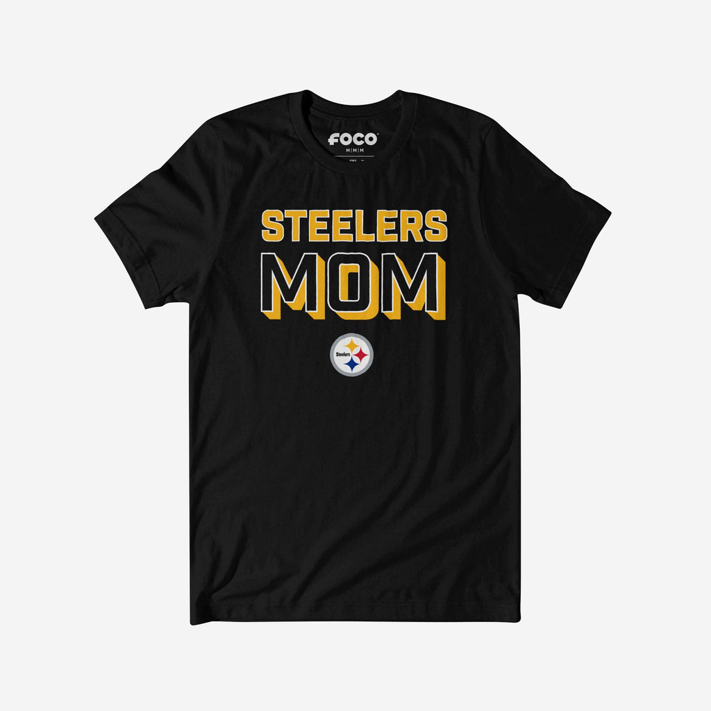 Pittsburgh Steelers Team Mom T-Shirt FOCO S - FOCO.com