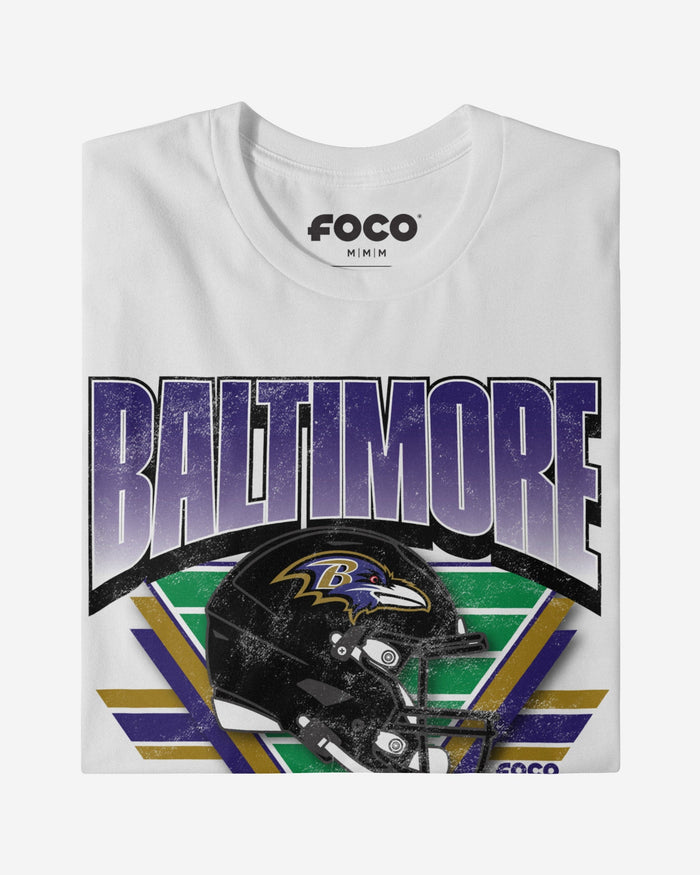 Baltimore Ravens Triangle Vintage T-Shirt FOCO - FOCO.com