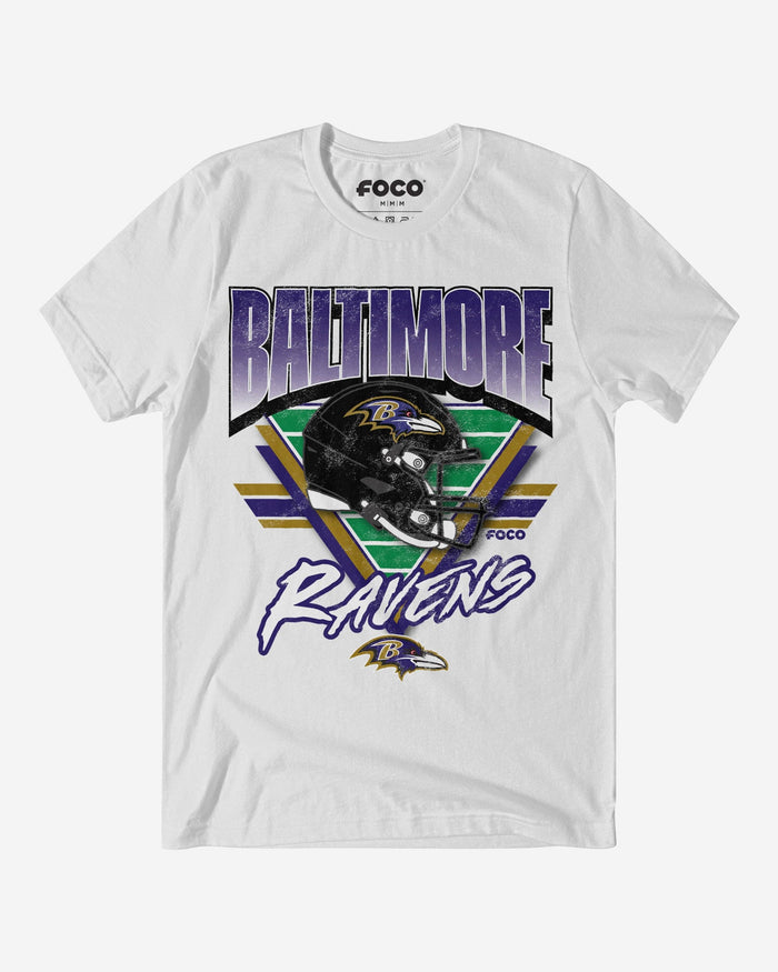 Baltimore Ravens Triangle Vintage T-Shirt FOCO S - FOCO.com
