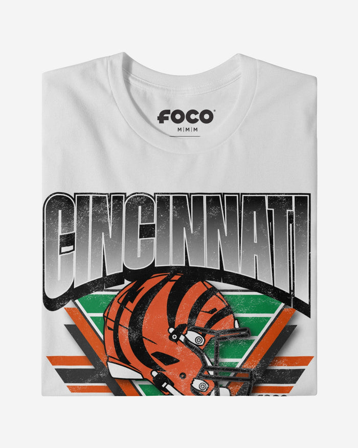 Cincinnati Bengals Triangle Vintage T-Shirt FOCO - FOCO.com