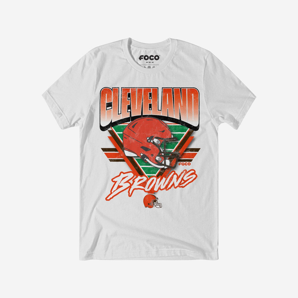 Cleveland Browns Triangle Vintage T-Shirt FOCO S - FOCO.com