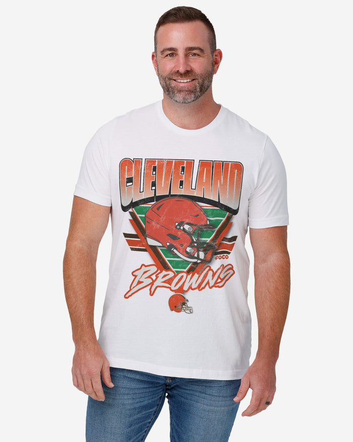 Cleveland Browns Triangle Vintage T-Shirt FOCO - FOCO.com
