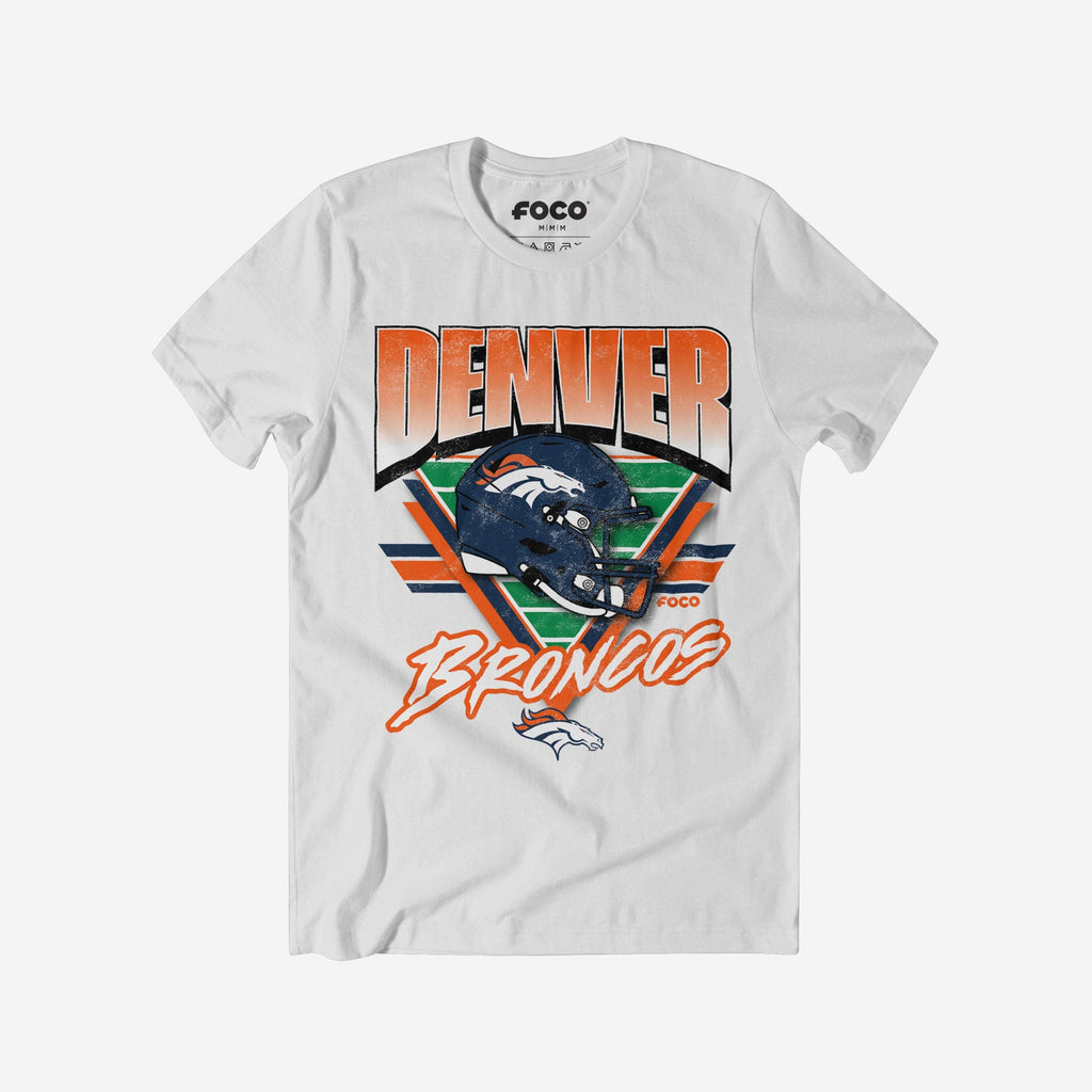 Denver Broncos Triangle Vintage T-Shirt FOCO S - FOCO.com