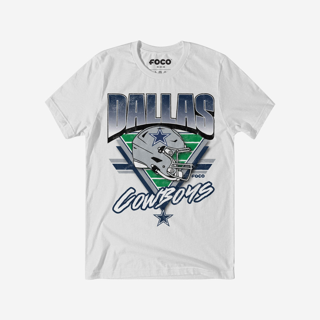 Dallas Cowboys Triangle Vintage T-Shirt FOCO S - FOCO.com