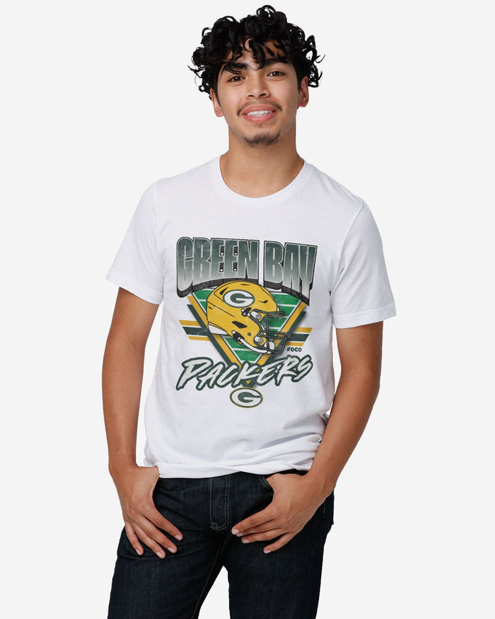 Green Bay Packers Triangle Vintage T-Shirt FOCO - FOCO.com