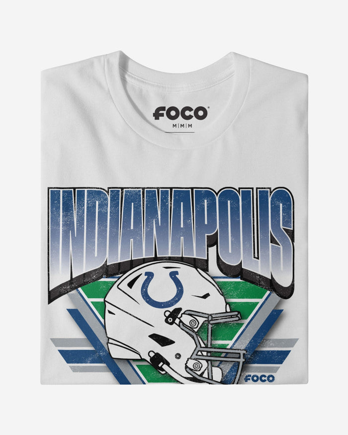 Indianapolis Colts Triangle Vintage T-Shirt FOCO - FOCO.com