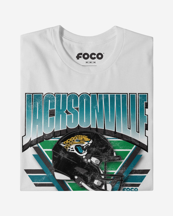 Jacksonville Jaguars Triangle Vintage T-Shirt FOCO - FOCO.com