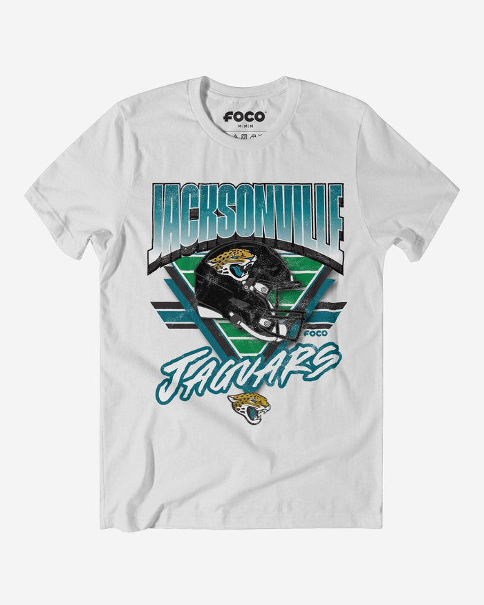 Jacksonville Jaguars Triangle Vintage T-Shirt FOCO S - FOCO.com