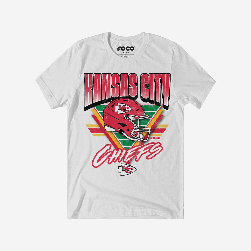 Kansas City Chiefs Triangle Vintage T-Shirt FOCO S - FOCO.com