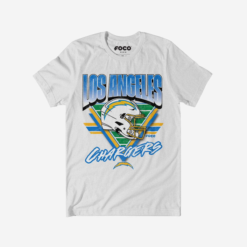 Los Angeles Chargers Triangle Vintage T-Shirt FOCO S - FOCO.com