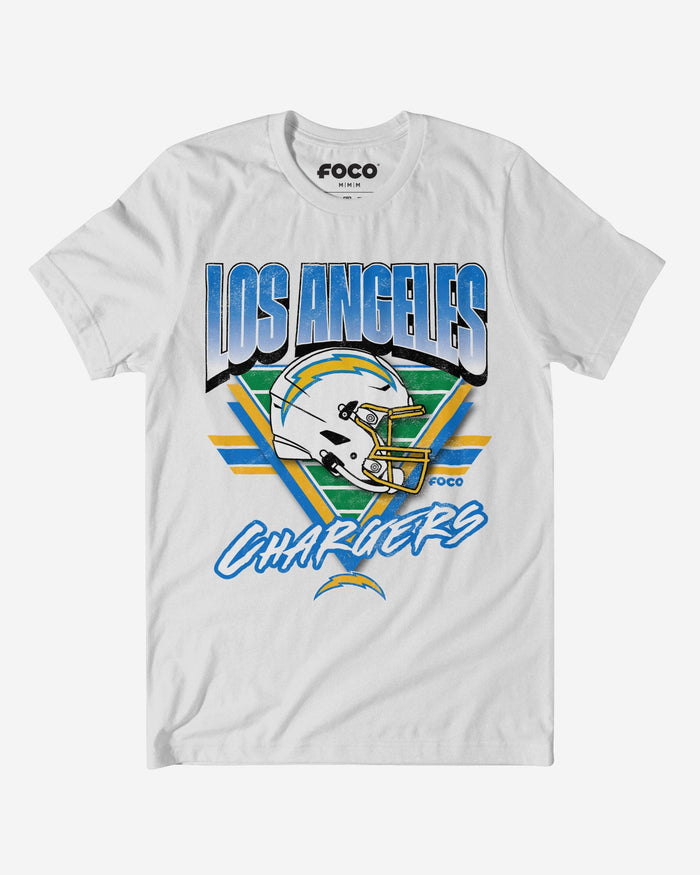Los Angeles Chargers Triangle Vintage T-Shirt FOCO S - FOCO.com