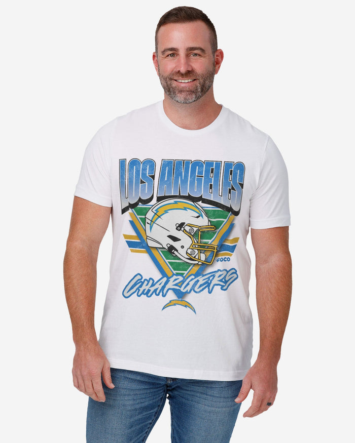 Los Angeles Chargers Triangle Vintage T-Shirt FOCO - FOCO.com