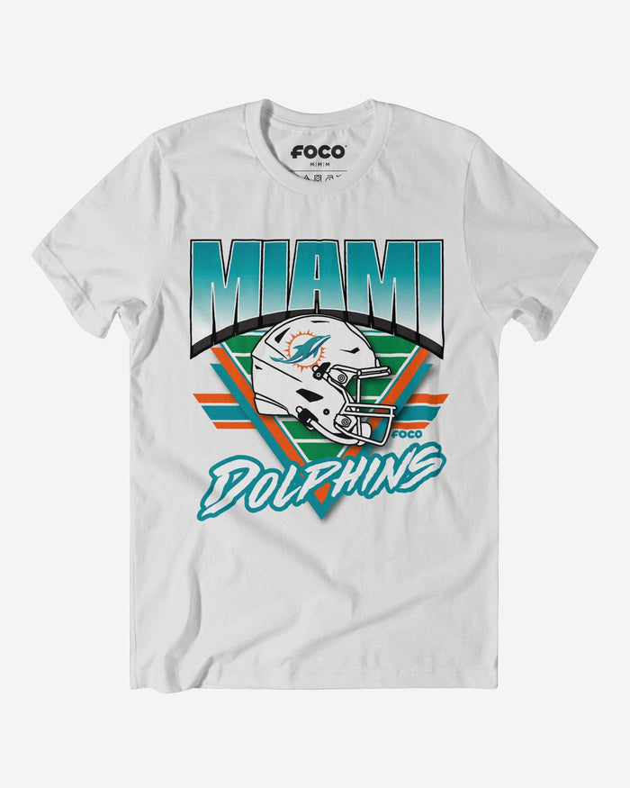 Miami Dolphins Triangle Vintage T-Shirt FOCO S - FOCO.com