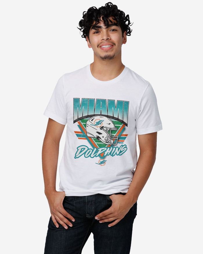 Miami Dolphins Triangle Vintage T-Shirt FOCO - FOCO.com