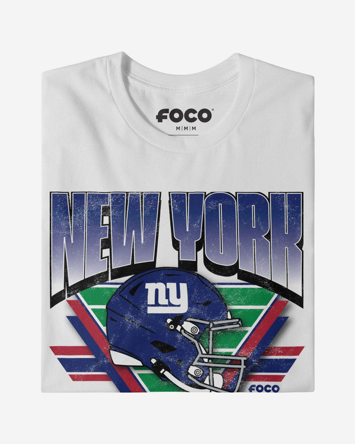 New York Giants Triangle Vintage T-Shirt FOCO - FOCO.com