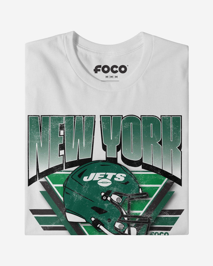 New York Jets Triangle Vintage T-Shirt FOCO - FOCO.com