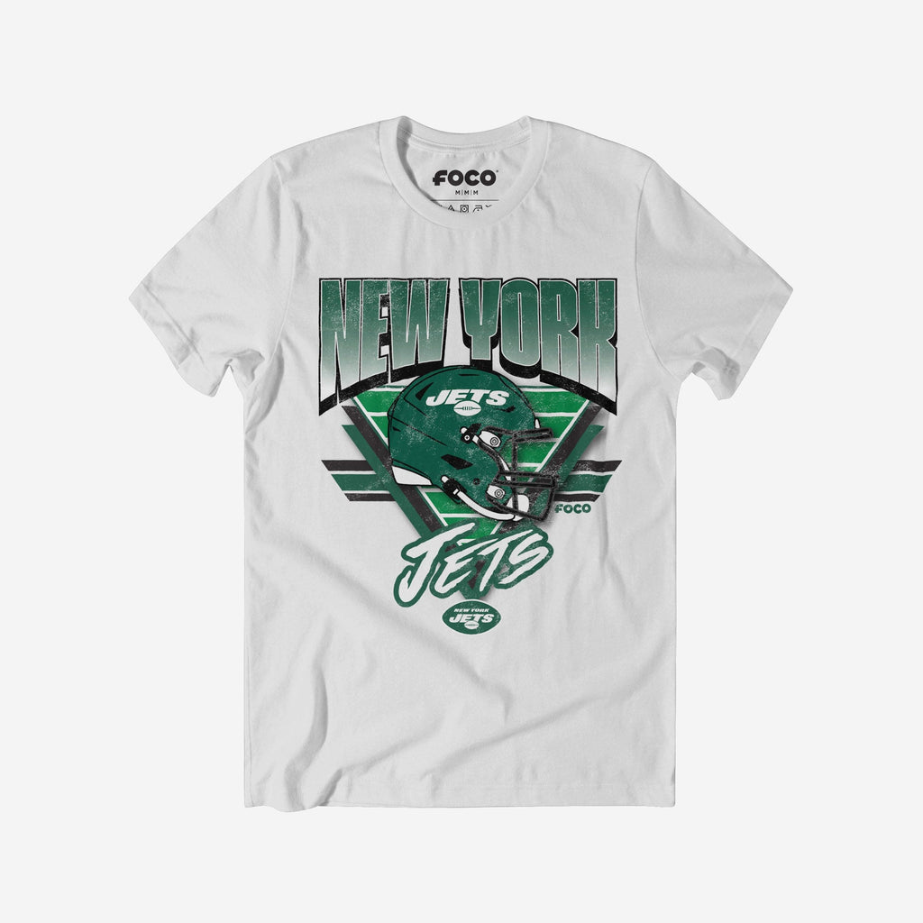 New York Jets Triangle Vintage T-Shirt FOCO S - FOCO.com