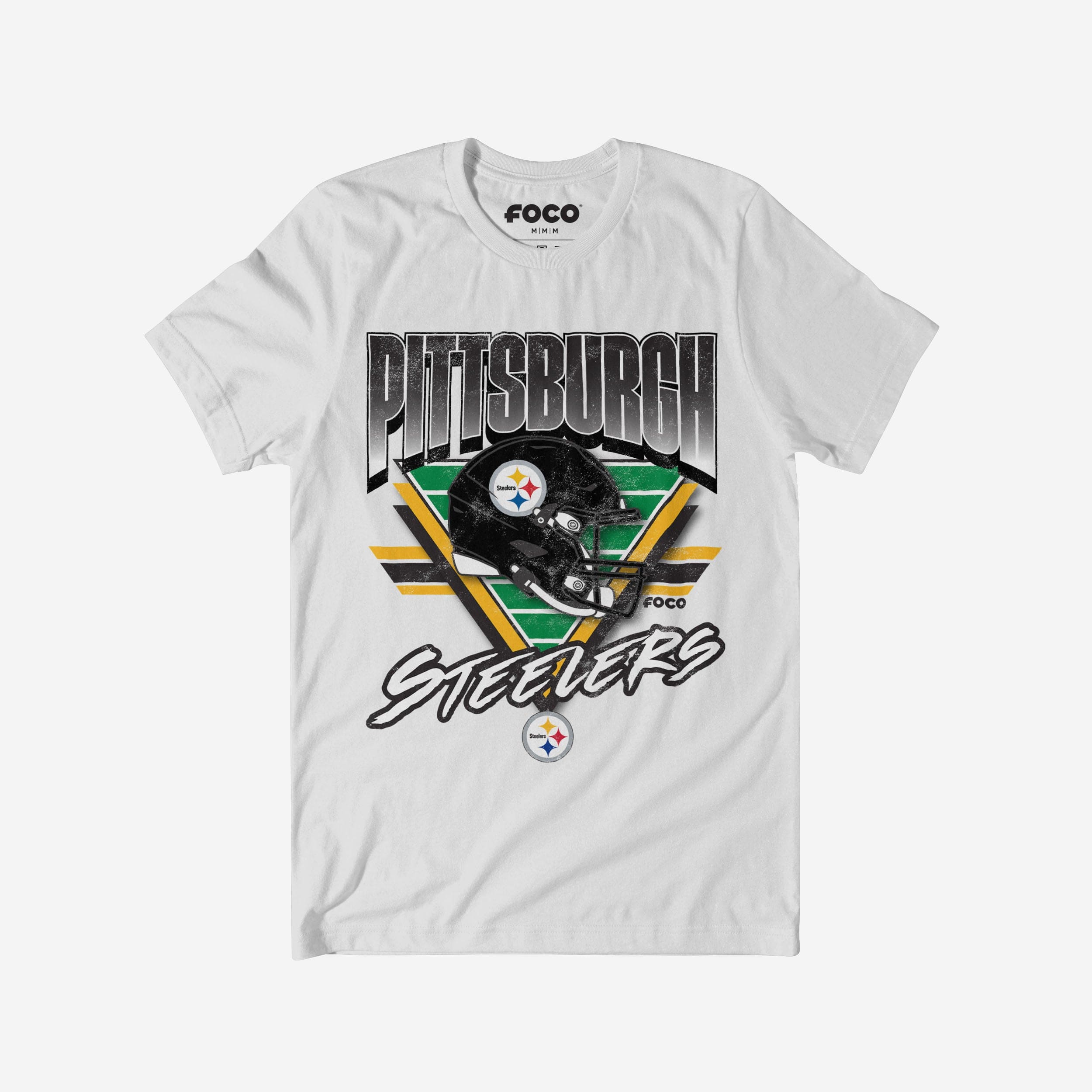 Pittsburgh Steelers Triangle Vintage T-Shirt FOCO