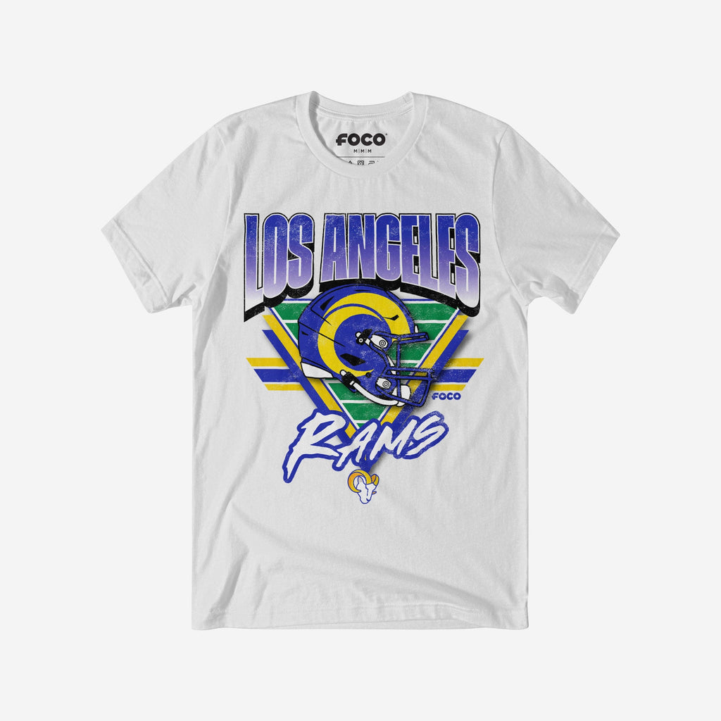 Los Angeles Rams Triangle Vintage T-Shirt FOCO S - FOCO.com