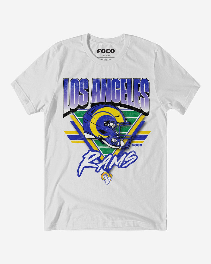 Los Angeles Rams Triangle Vintage T-Shirt FOCO S - FOCO.com