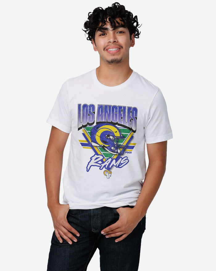 Los Angeles Rams Triangle Vintage T-Shirt FOCO - FOCO.com