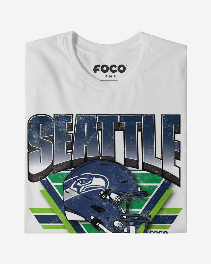 Seattle Seahawks Triangle Vintage T-Shirt FOCO - FOCO.com