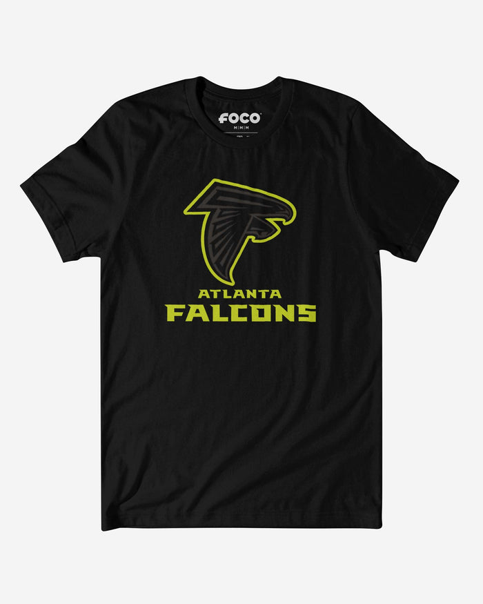 Atlanta Falcons Highlight Reel T-Shirt FOCO Black/Volt S - FOCO.com
