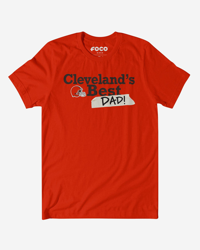 Cleveland Browns World's Best Dad T-Shirt FOCO S - FOCO.com