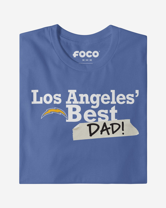 Los Angeles Chargers World's Best Dad T-Shirt FOCO S - FOCO.com