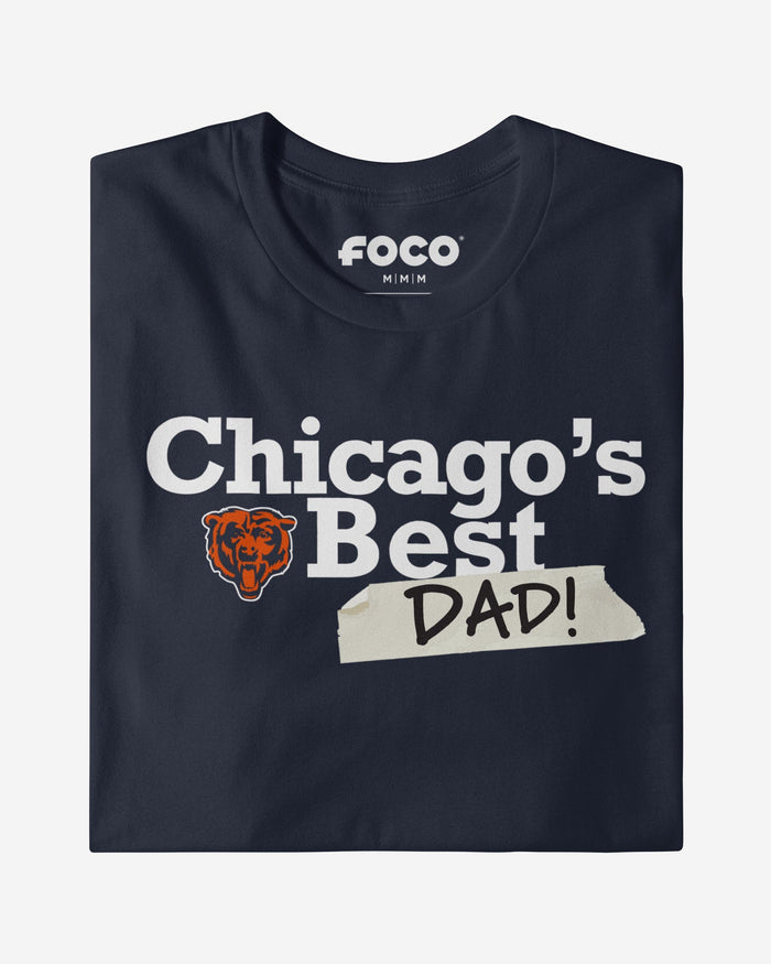 Chicago Bears World's Best Dad T-Shirt FOCO S - FOCO.com