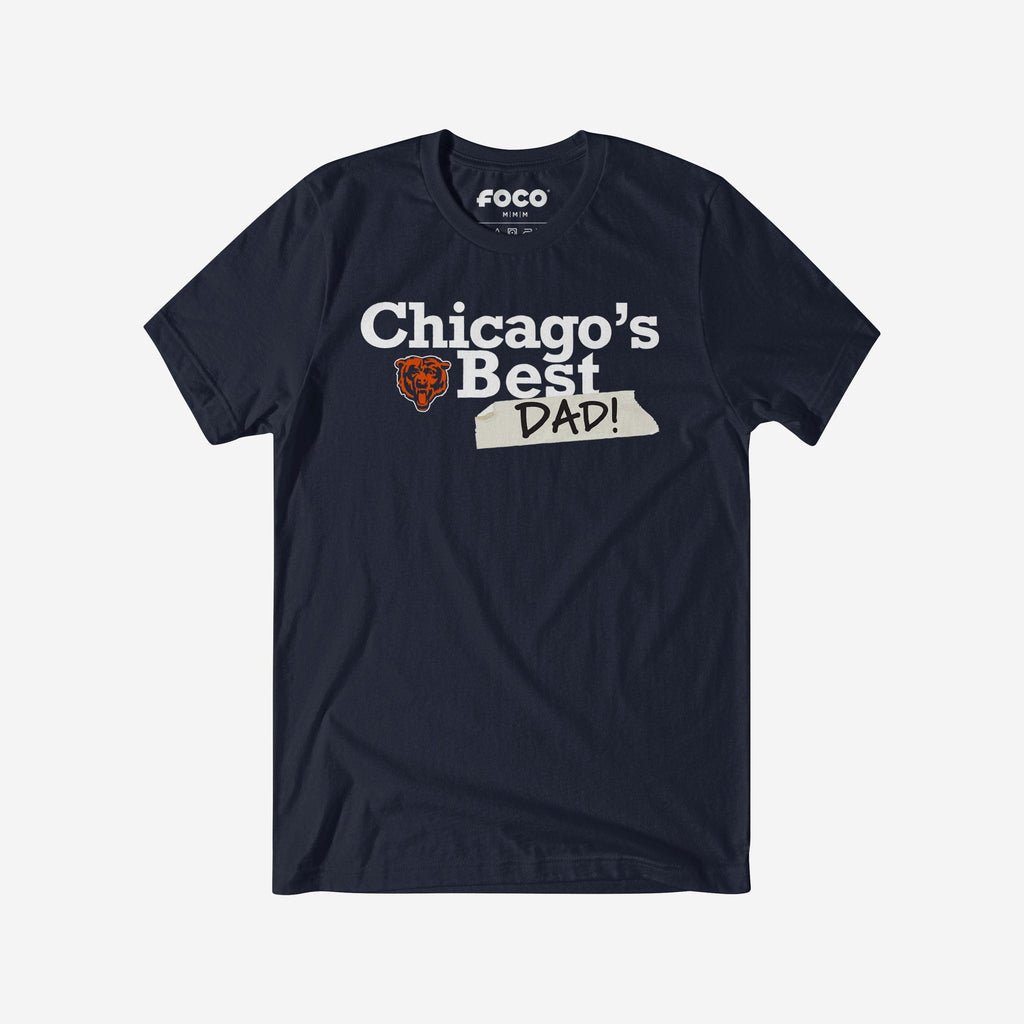Chicago Bears World's Best Dad T-Shirt FOCO S - FOCO.com