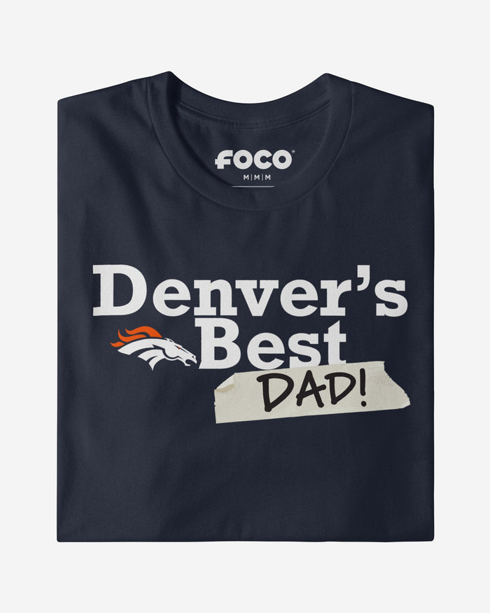 Denver Broncos World's Best Dad T-Shirt FOCO S - FOCO.com