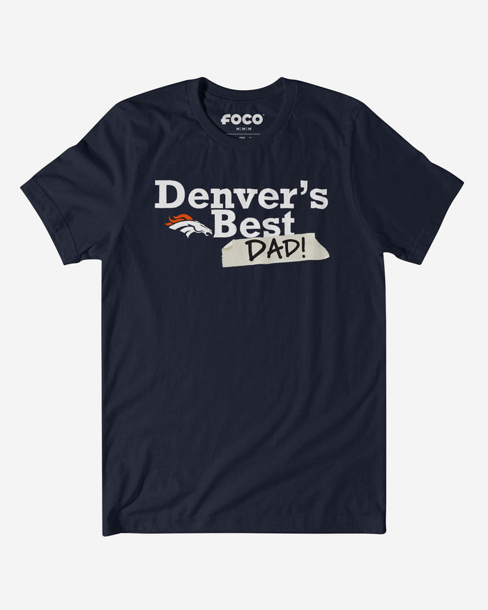 Denver Broncos World's Best Dad T-Shirt FOCO S - FOCO.com