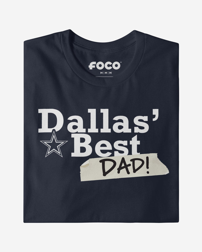 Dallas Cowboys World's Best Dad T-Shirt FOCO S - FOCO.com
