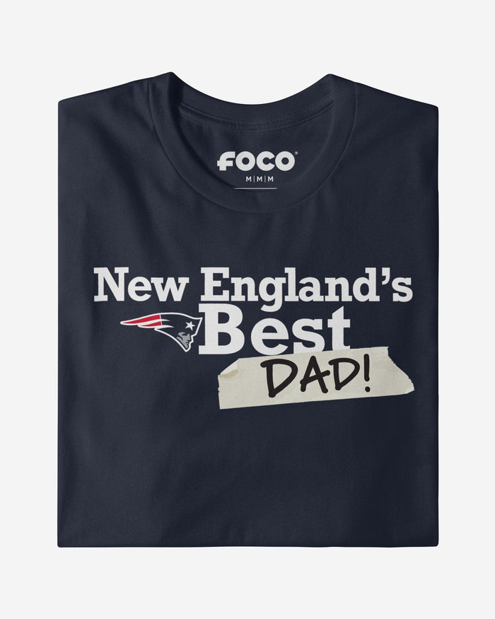 New England Patriots World's Best Dad T-Shirt FOCO S - FOCO.com