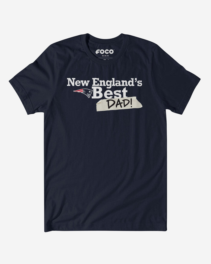 New England Patriots World's Best Dad T-Shirt FOCO S - FOCO.com