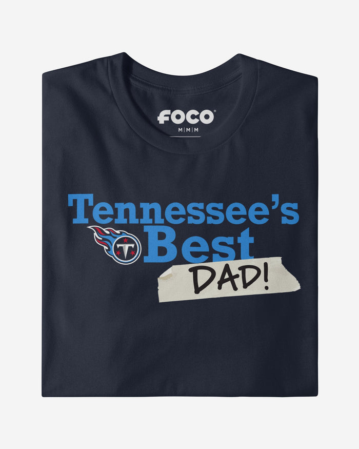Tennessee Titans World's Best Dad T-Shirt FOCO S - FOCO.com