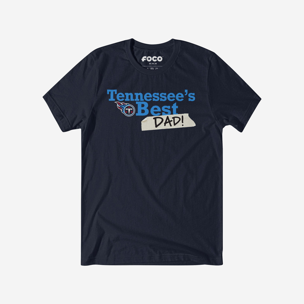Tennessee Titans World's Best Dad T-Shirt FOCO S - FOCO.com
