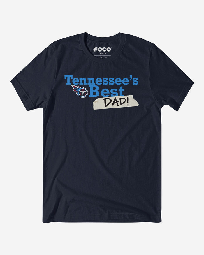 Tennessee Titans World's Best Dad T-Shirt FOCO S - FOCO.com